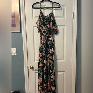 Tropical maxi dress